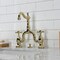 Kingston Brass Bridge Bathroom Faucet with Brass Pop-Up, Polished Brass KS7972AX - alternate 3